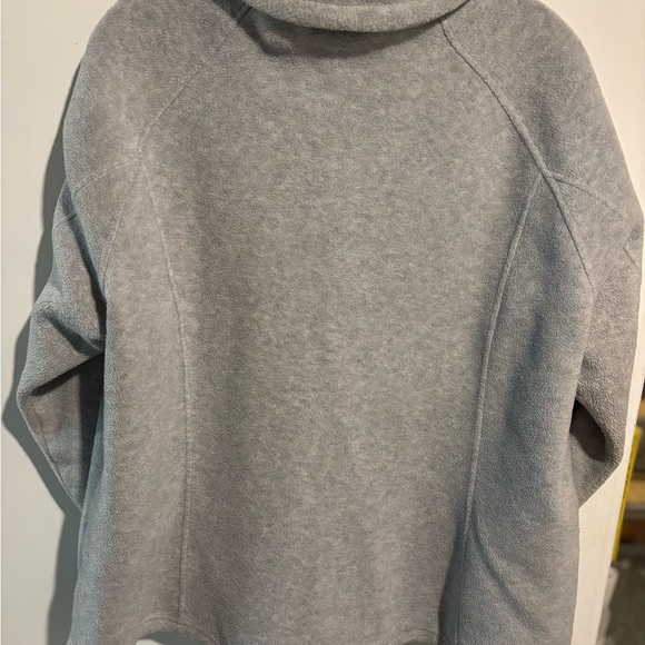 Columbia Light Gray Full-Zip Fleece Jacket - Picture 2 of 4